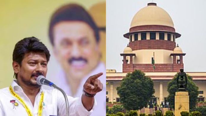Supreme Court notice to Tamil Nadu government on petition for trial against Stalin's son Udhayanidhi