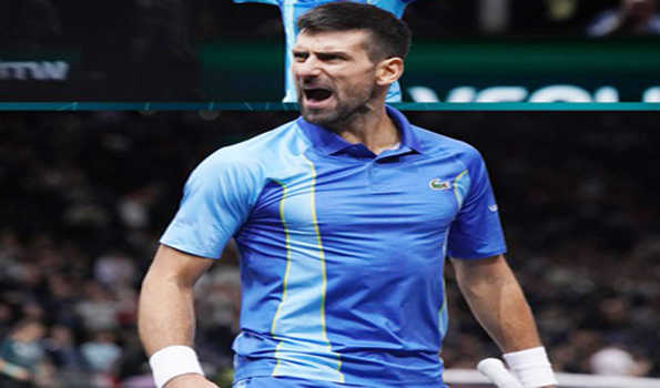 Djokovic defeats Rublev to reach Rolex Paris Masters final